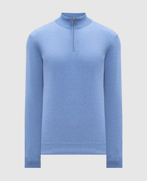 Cashmere&Whiskey Blue cashmere jumper MU8661312341R