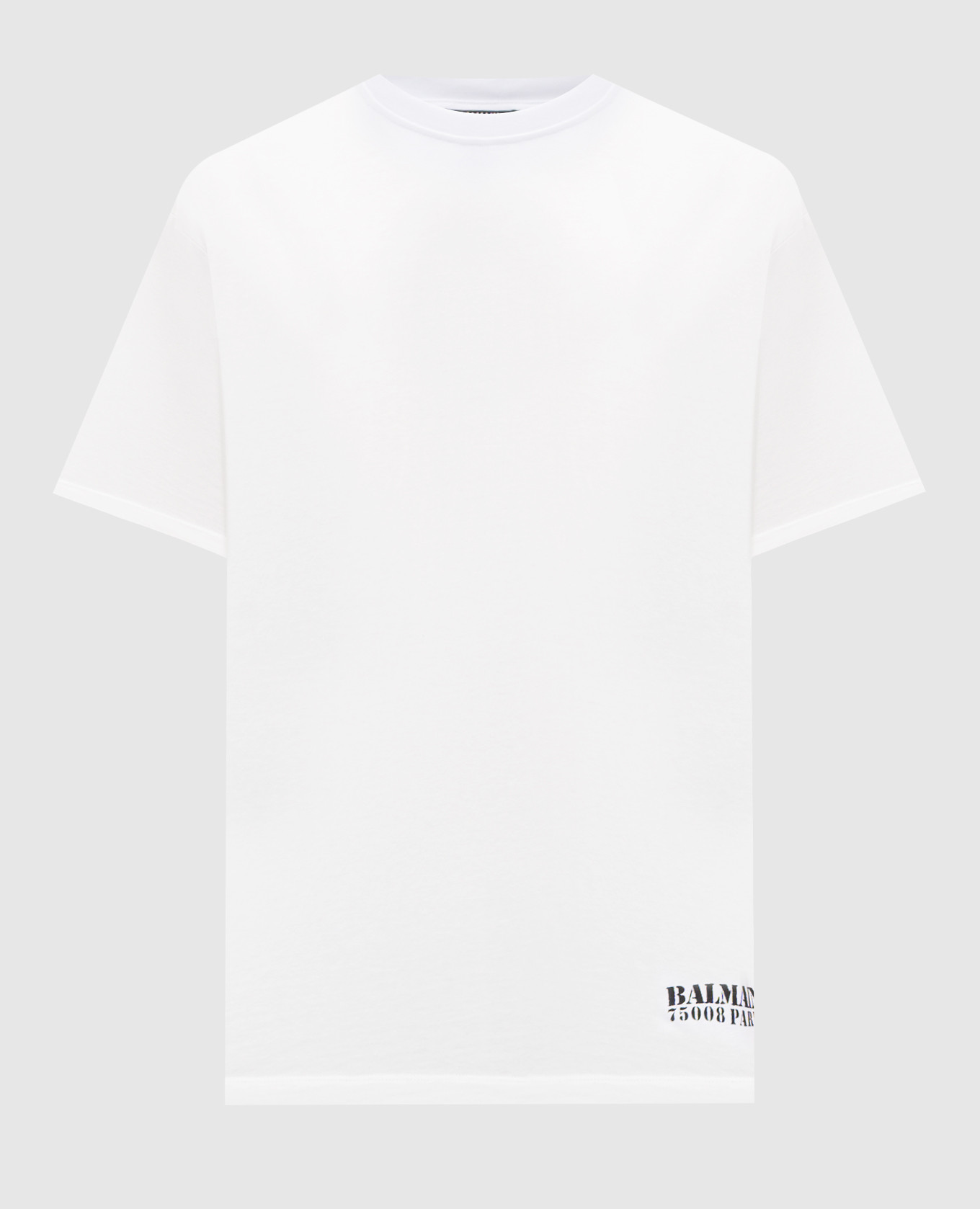 

White T-shirt with logo print Balmain