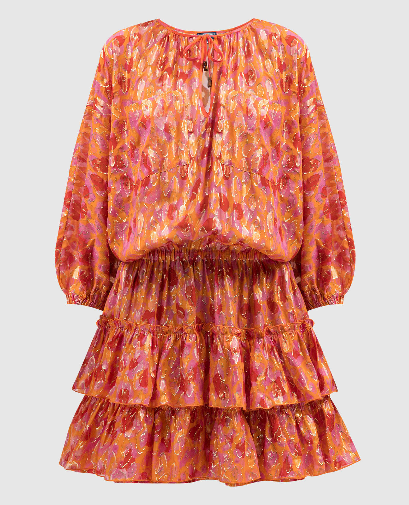 

Lauriane pink dress with silk and lurex Vilebrequin