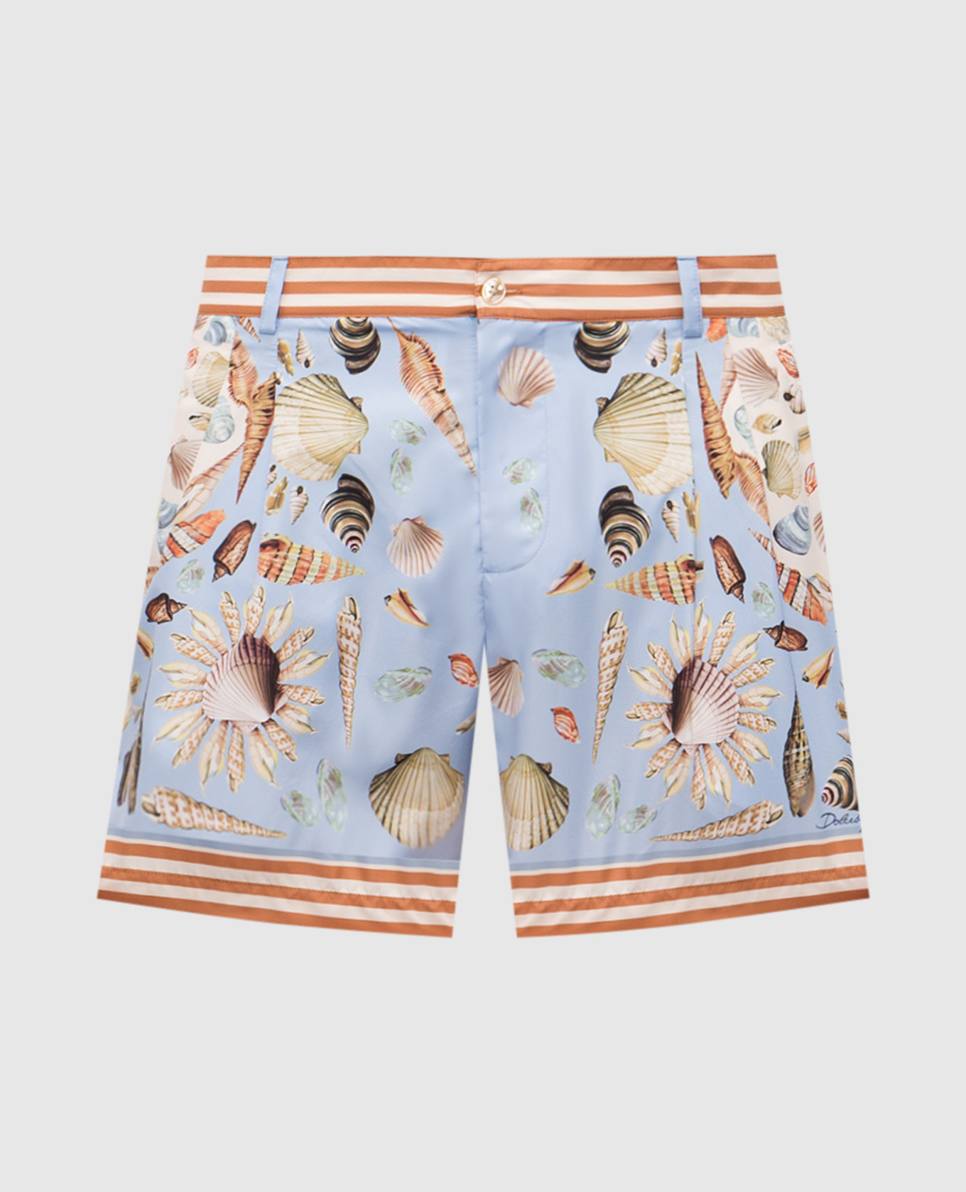 Blue printed swim shorts Dolce&Gabbana