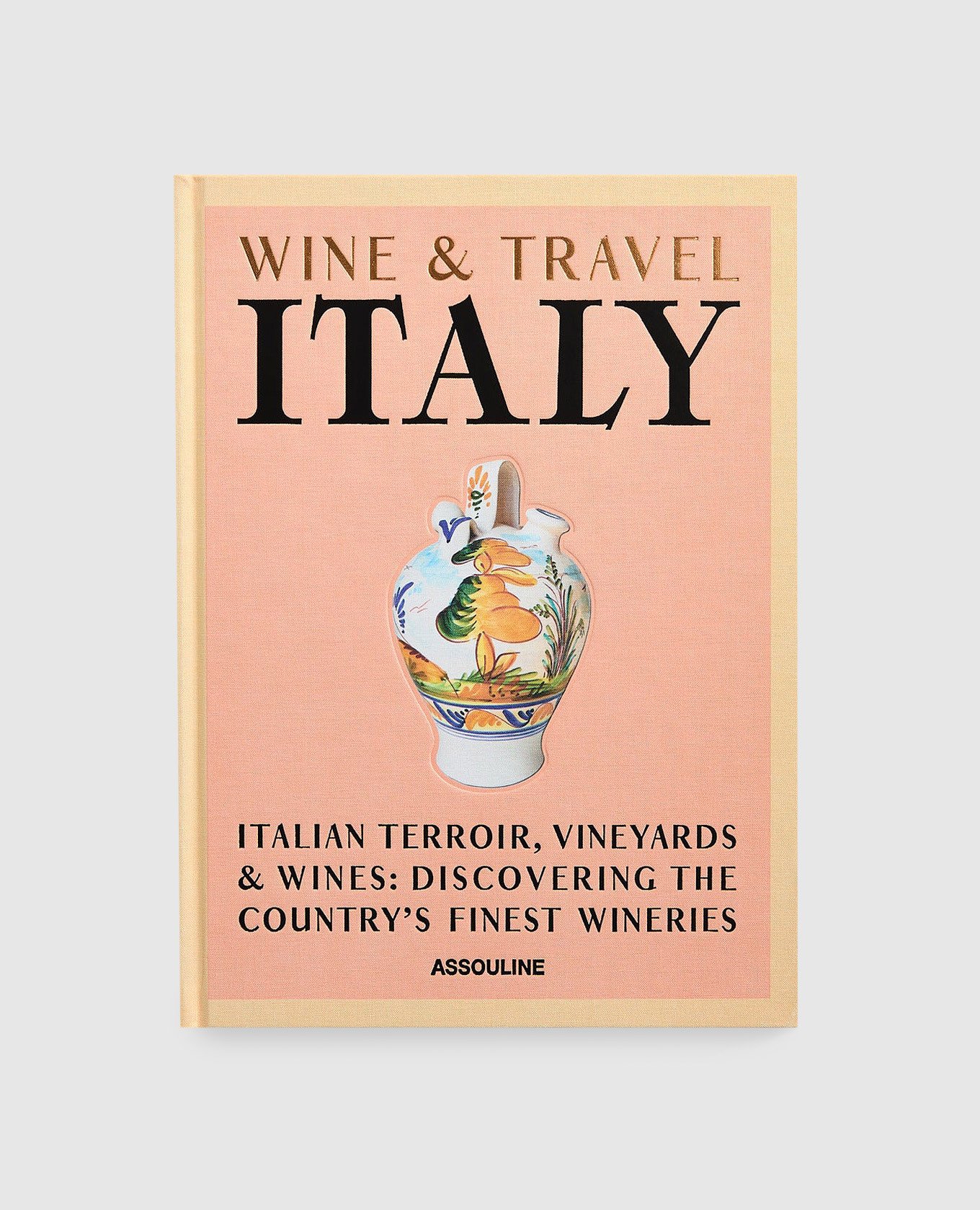 

Wine & Travel Italy book Assouline, Beige