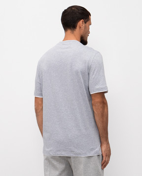 Brunello Cucinelli Grey melange T-shirt M0B137427