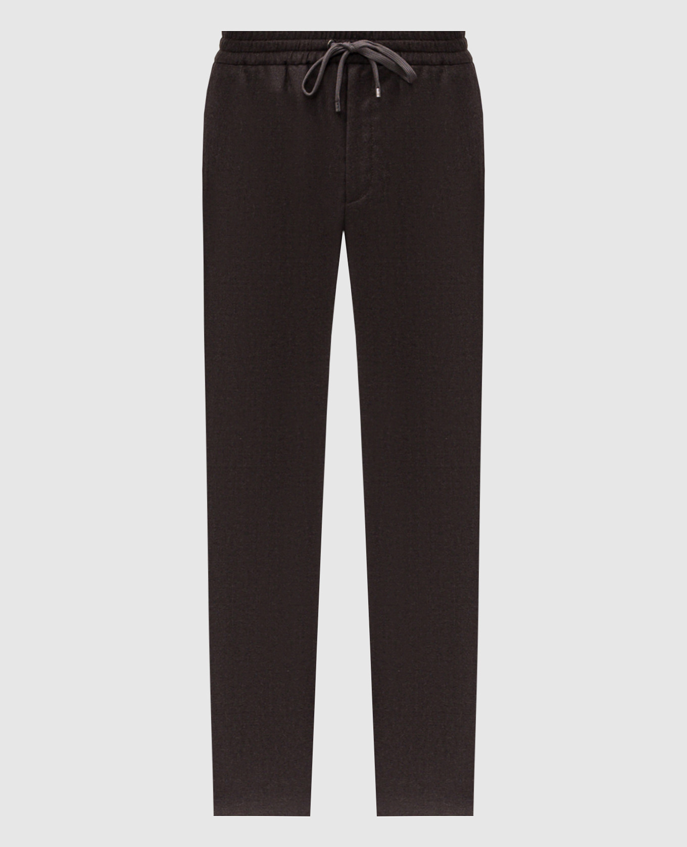Brown wool pants Agnona
