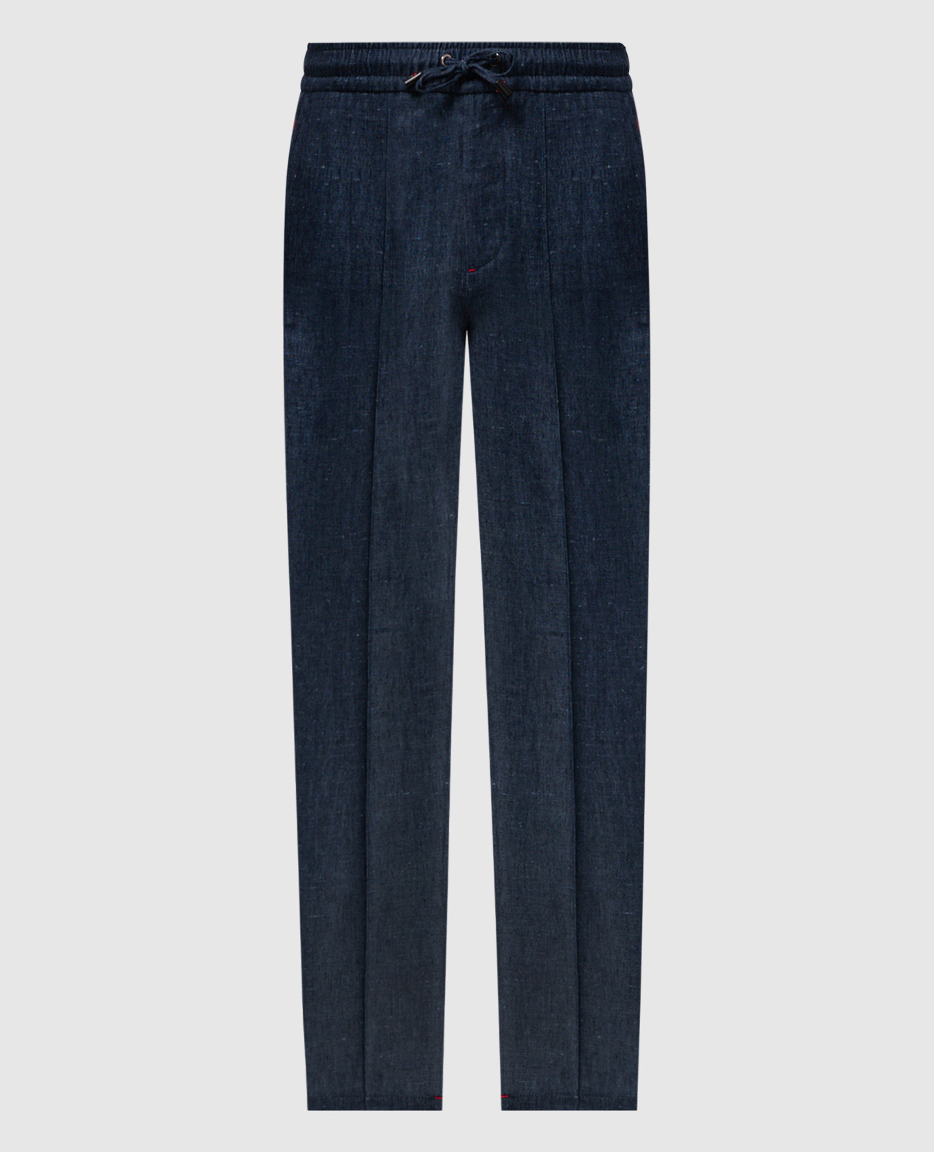 

Blue trousers made of linen, wool and silk ISAIA