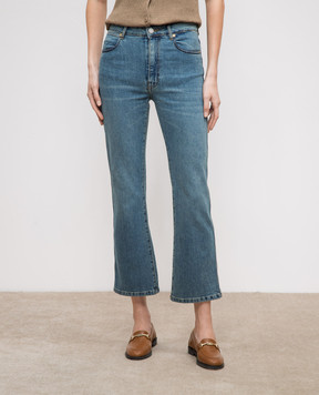 JOSEPH Blue jeans with logo patch JF008426