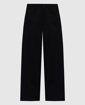 Y`S Yamamoto Black wool pants YPP15100