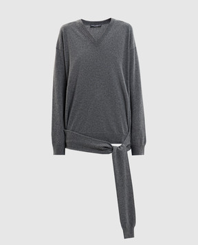 Dolce&Gabbana Gray cashmere pullover FXY21ZJBW0Q