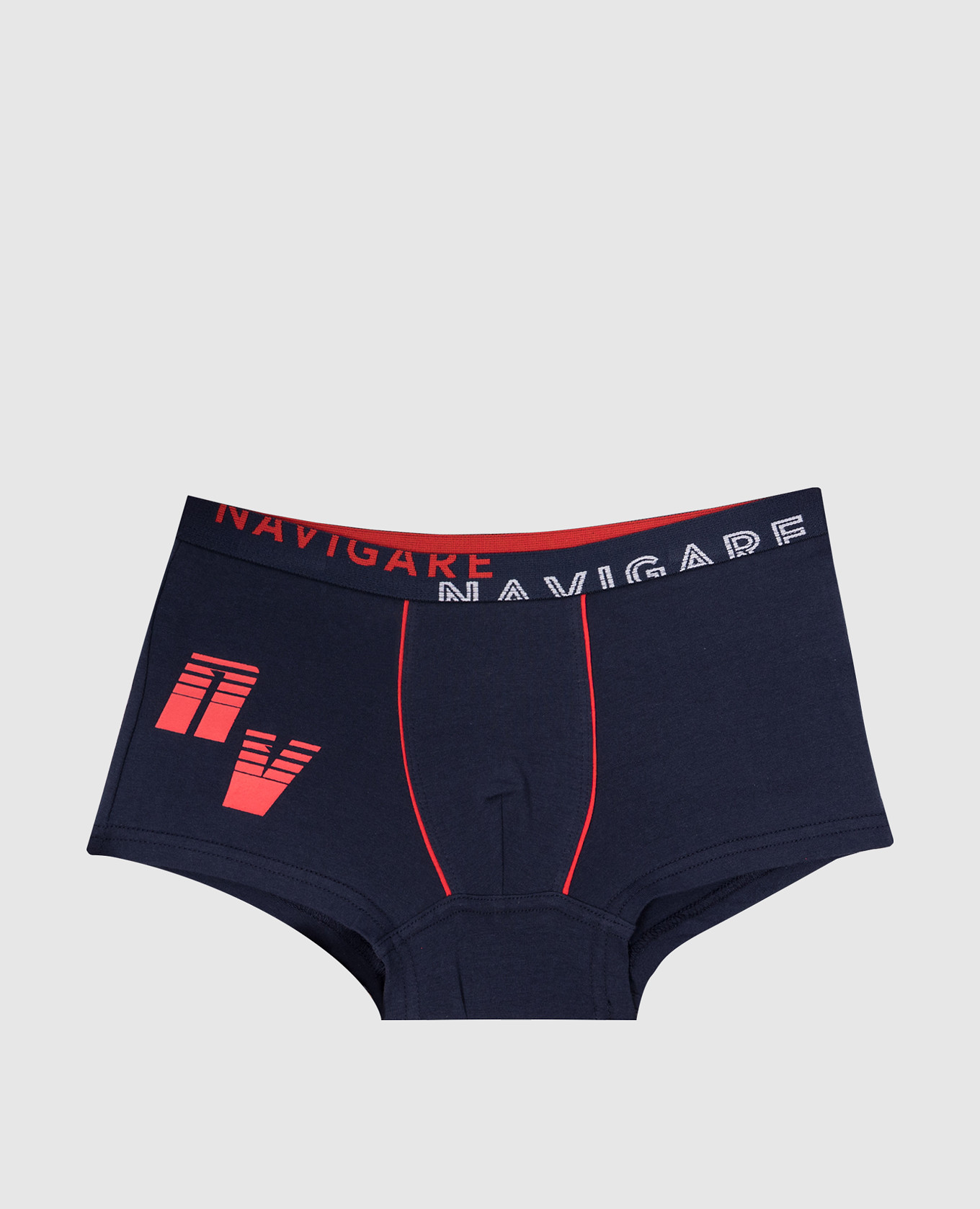 

Navigare blue monogram print boxer briefs for children RiminiVeste, Синий