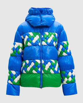 Raxxy Blue quilted OCEAN down jacket CRDJ008N