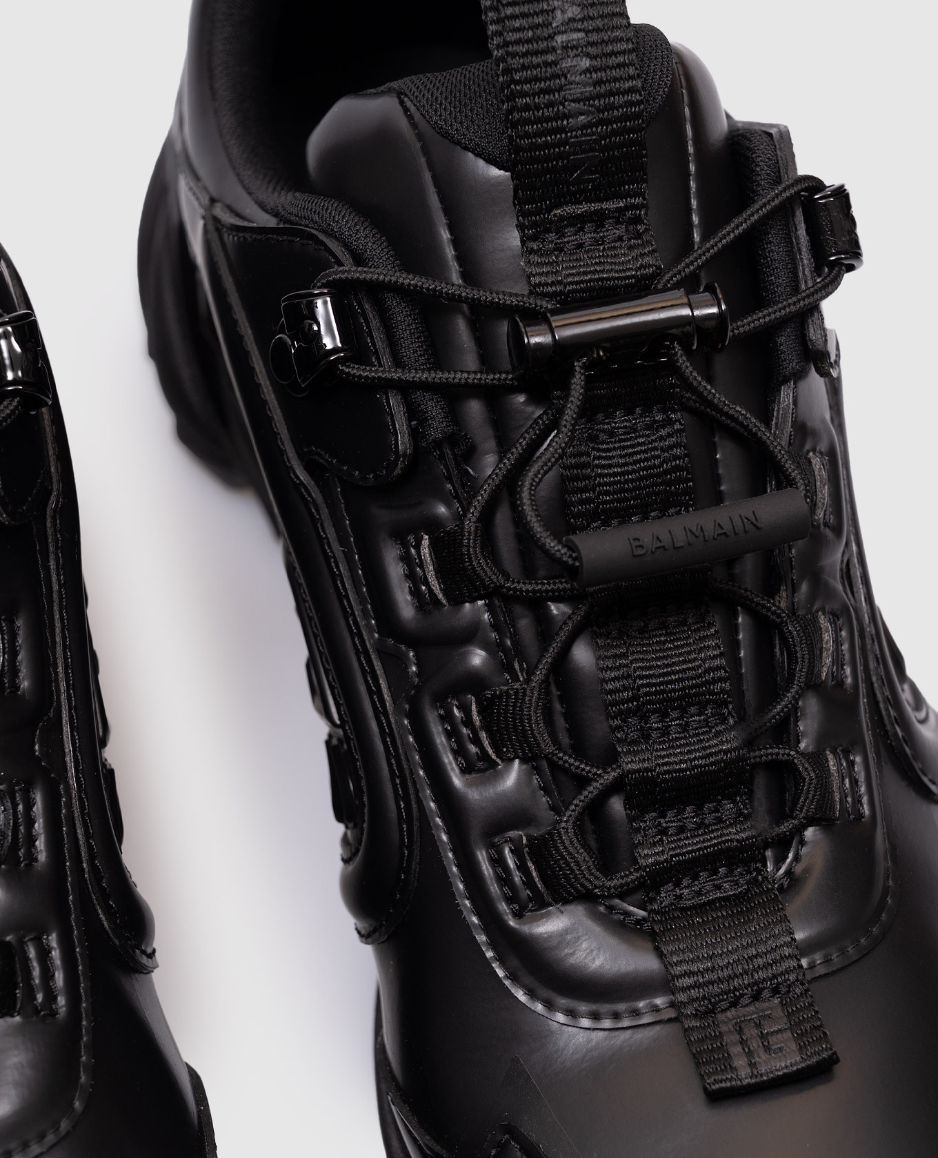 

Black sneakers with logo Balmain