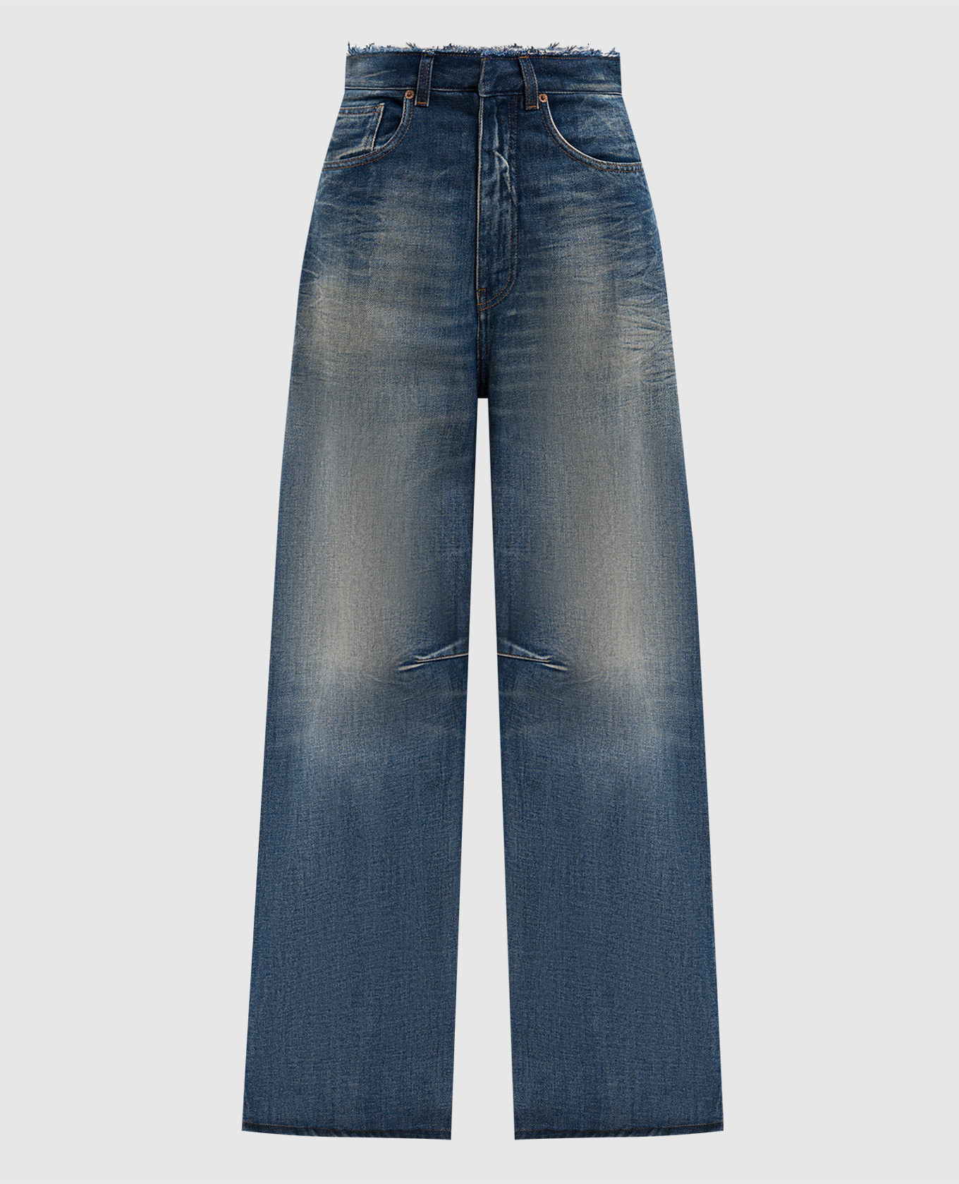 

Blue jeans with a worn effect Maison Margiela MM6