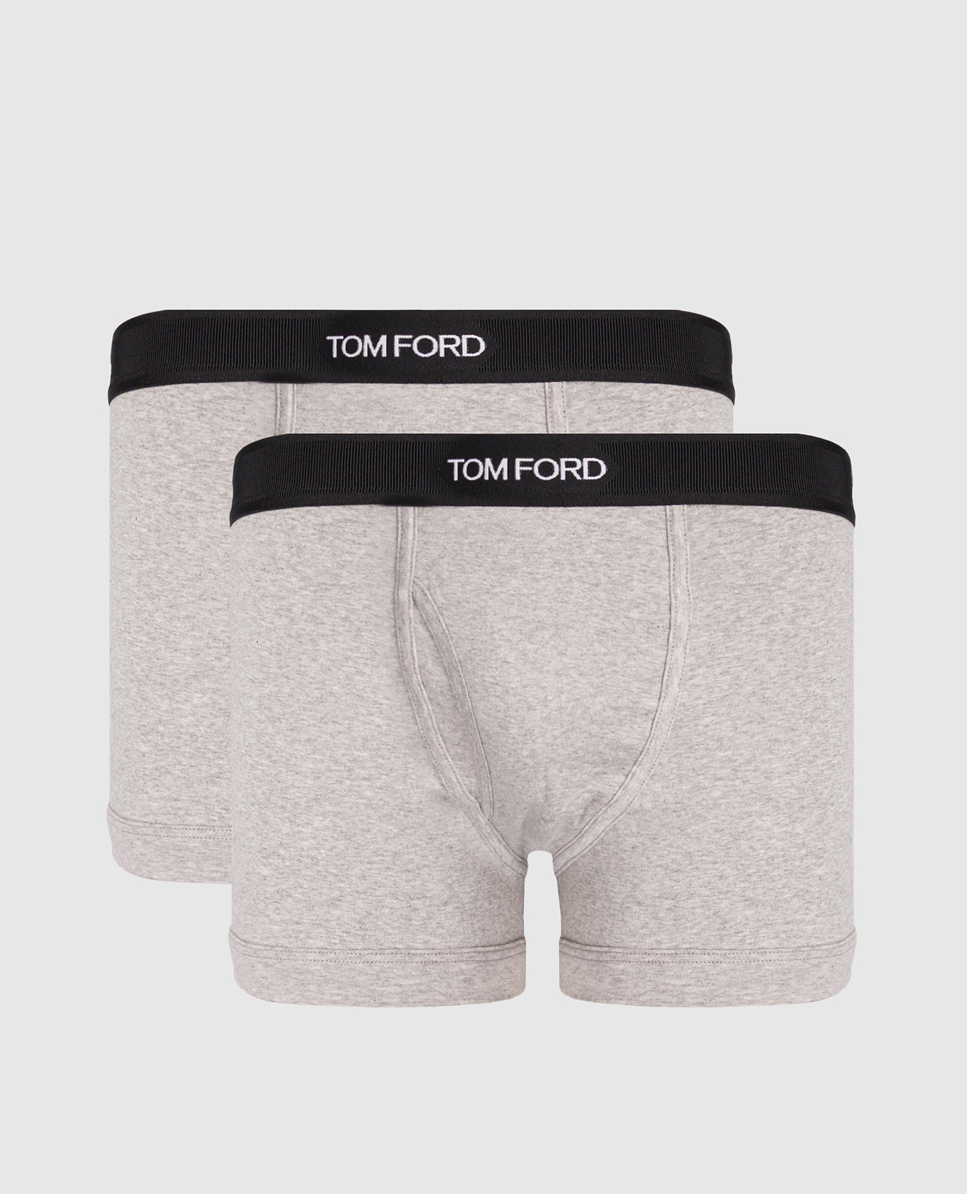 Set of grey boxer briefs with logo Tom Ford