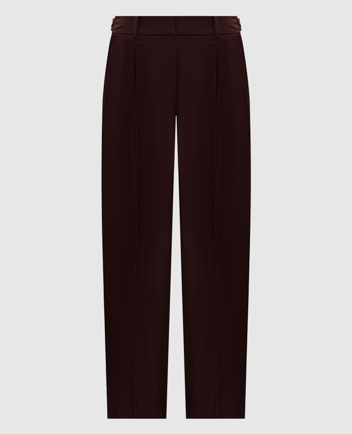 Burgundy wool pants Brunello Cucinelli