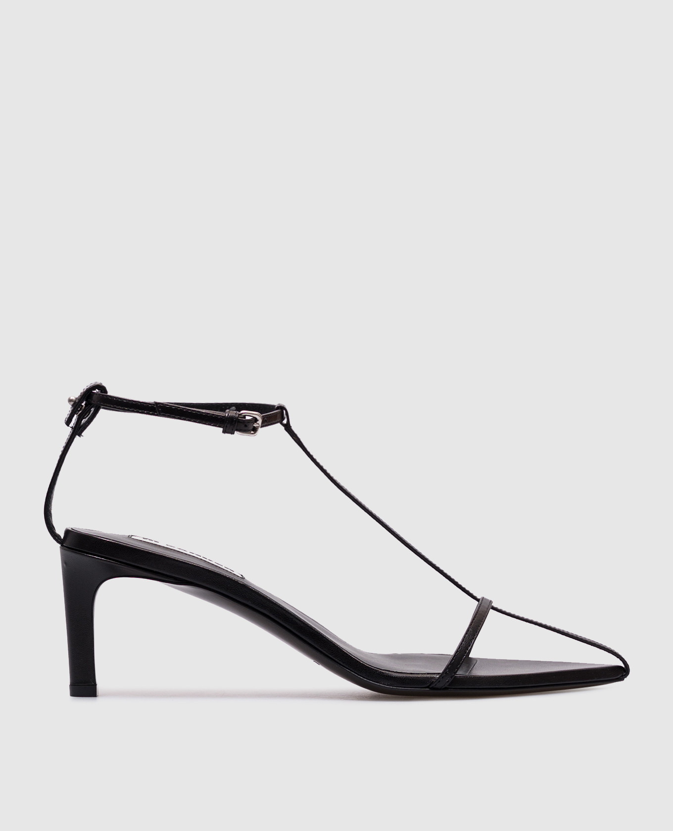 

Black leather sandals Jil Sander