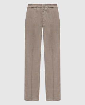 Ami Paris Beige wool pants HTR226WV0043