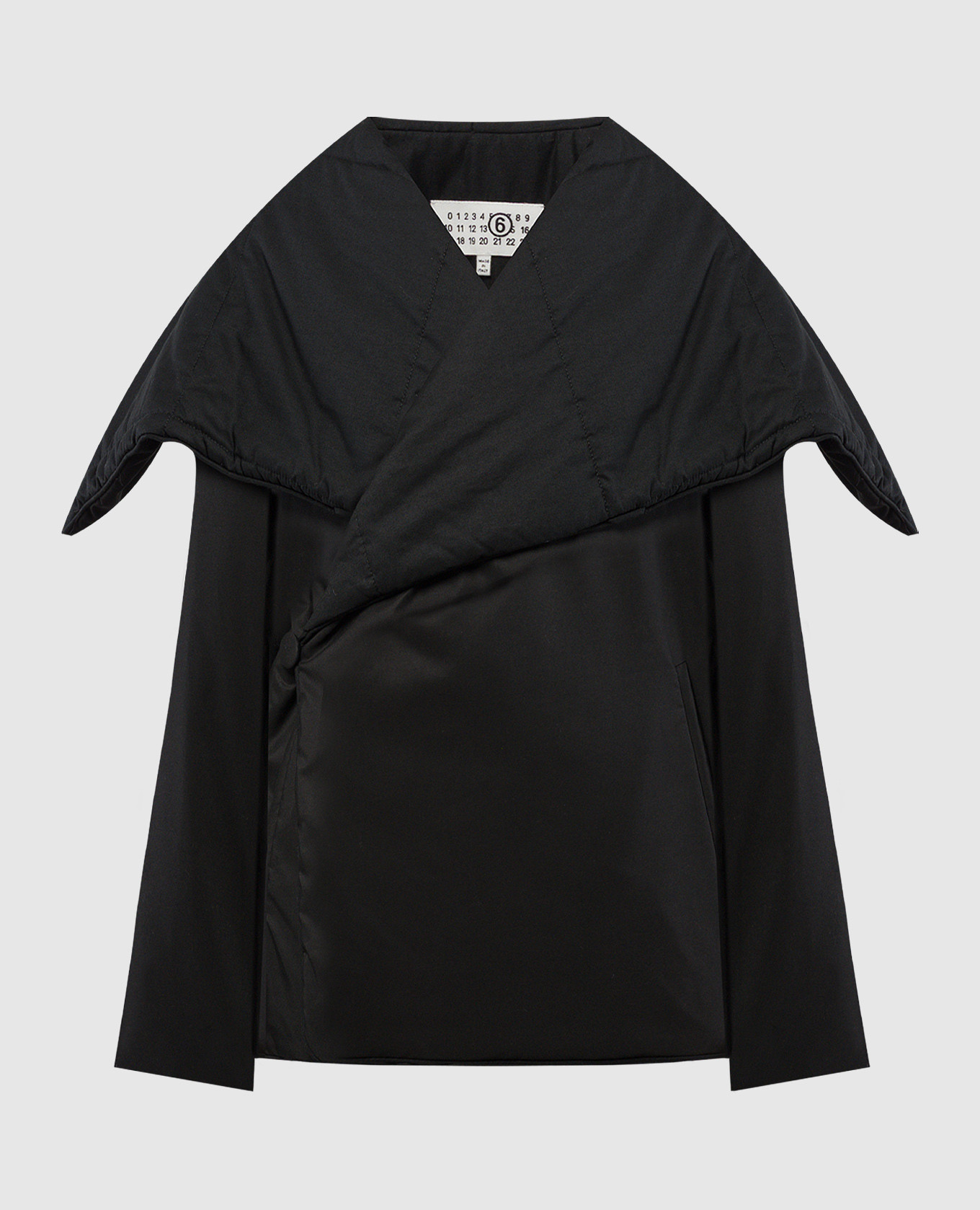 

Black jacket with an accent collar Maison Margiela MM6