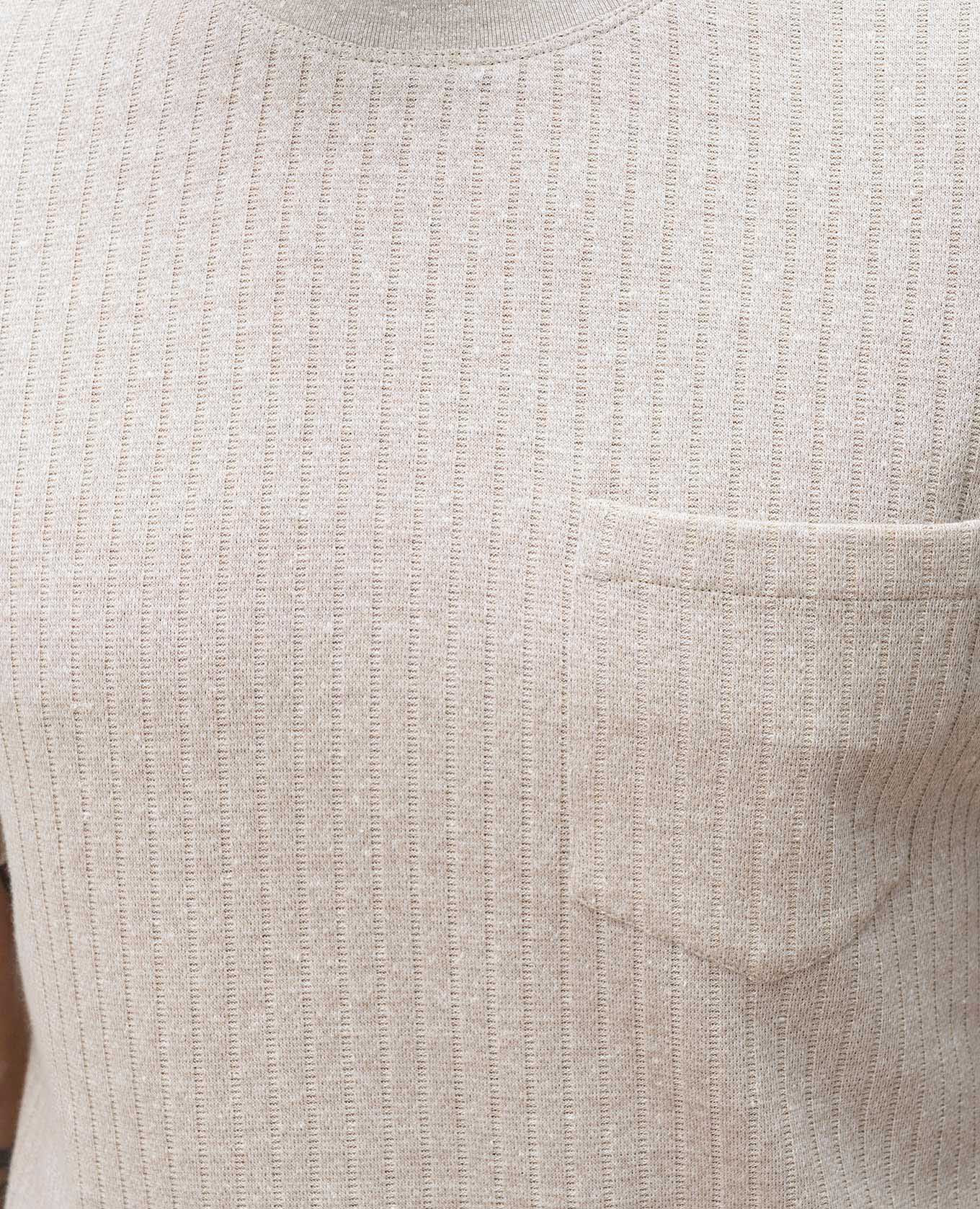 

Beige linen t-shirt Brunello Cucinelli
