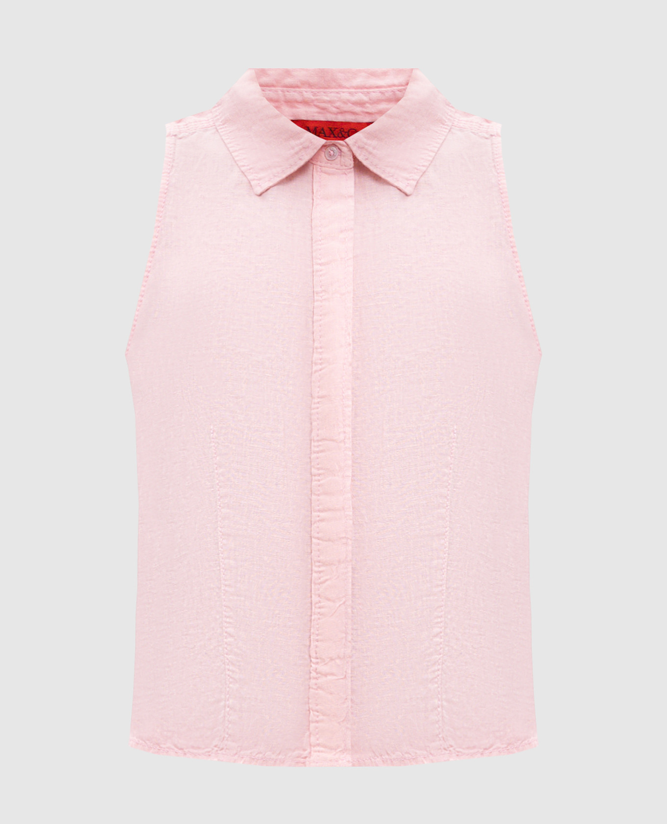 

Pink linen top Max & Co