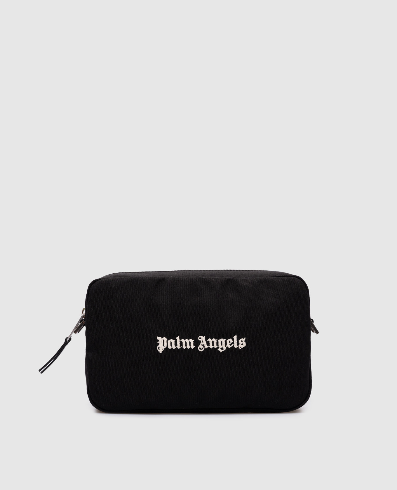 Palm Angels Schwarze Cordura Tasche mit Logo Stickerei PMNQ010S24FAB001 online kaufen bei Symbol