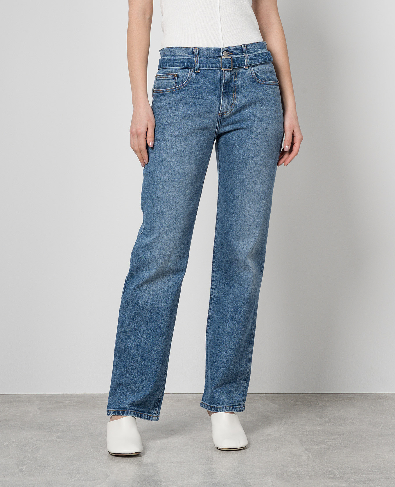 Ellsworth blue distressed jeans PROENZA SCHOULER 3