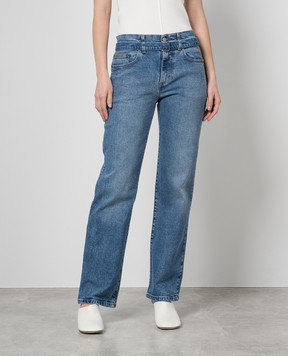 PROENZA SCHOULER Ellsworth blue distressed jeans R2428000DC059