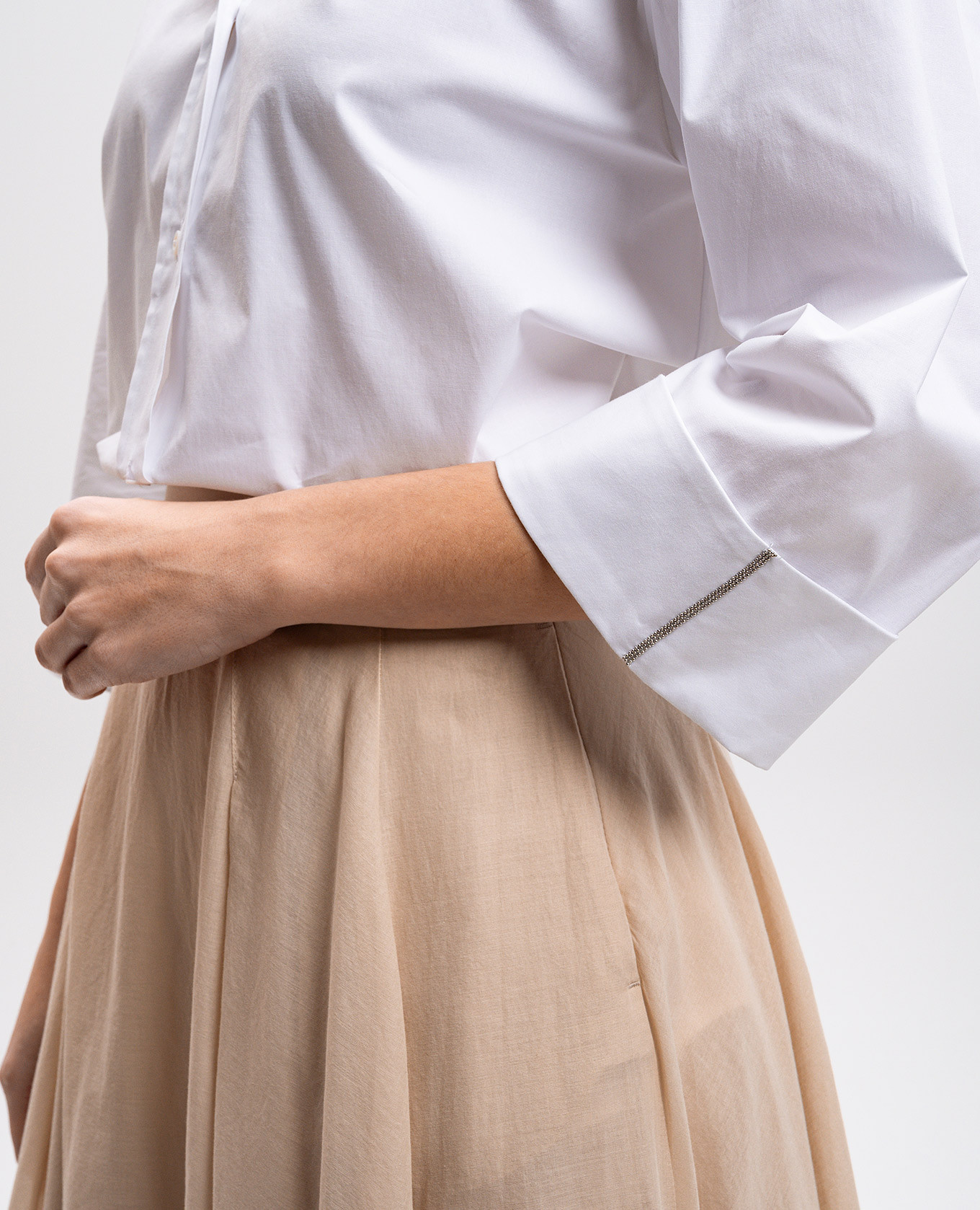 

White shirt with lapels Peserico