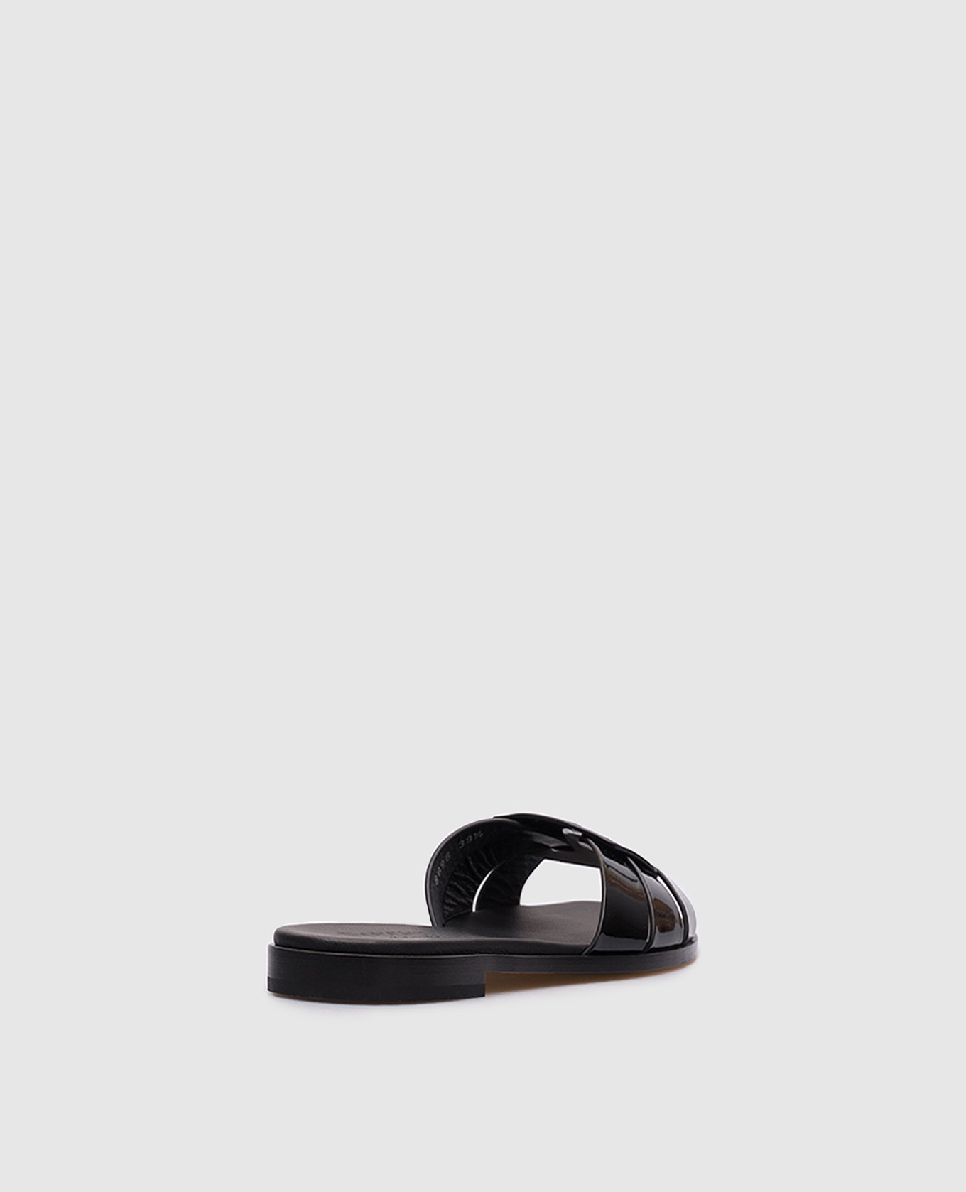 

Black patent leather flip-flops Doucal's