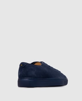 Doucal's Visone blue suede sneakers DU3285ROGEUF009