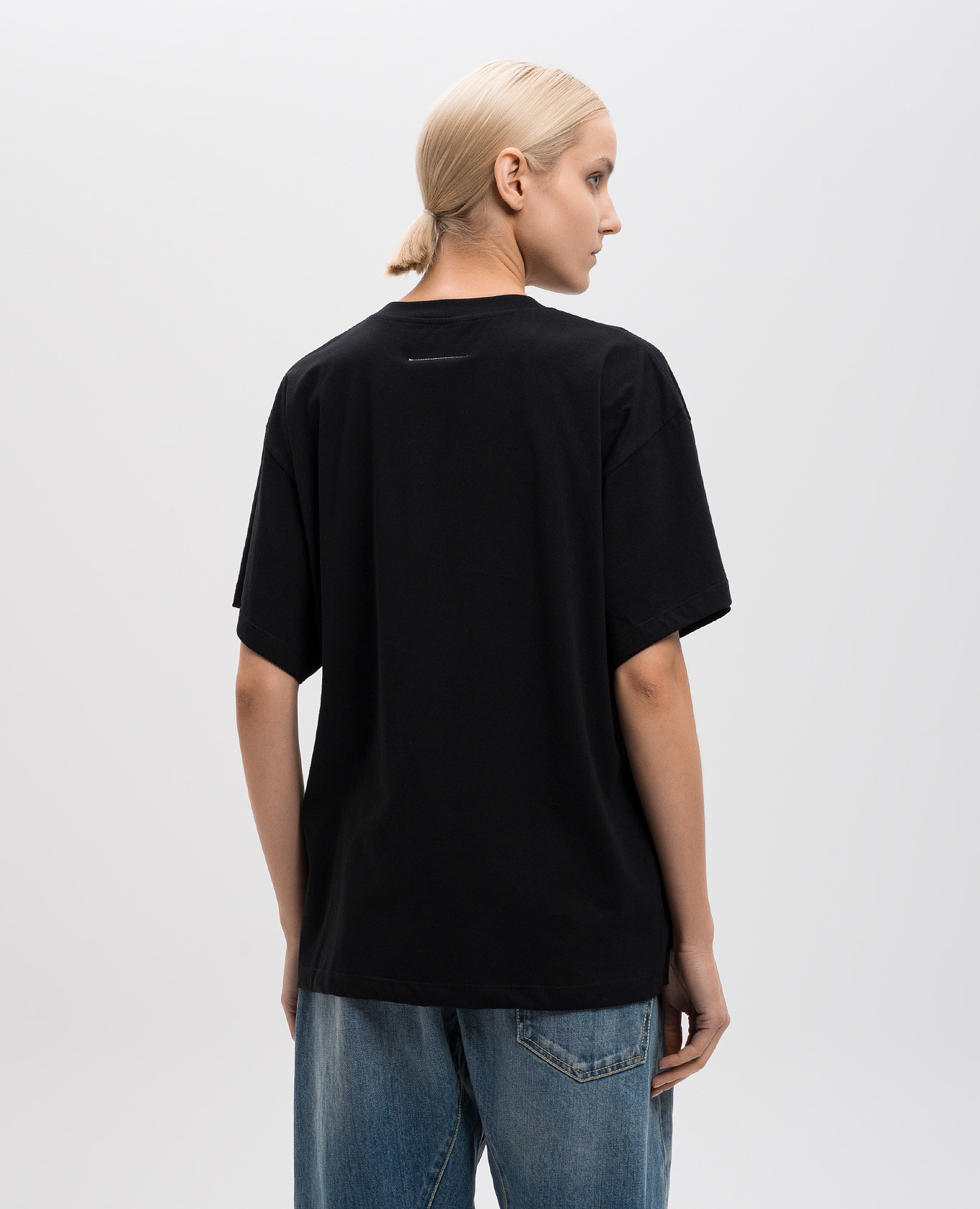 

Black t-shirt Lost pet Maison Margiela MM6