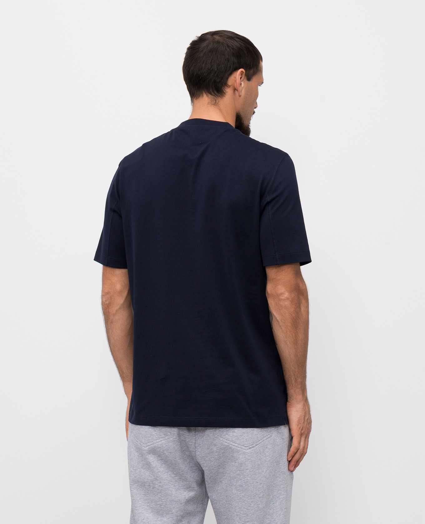 

Blue t-shirt with Anamnesis print Brunello Cucinelli
