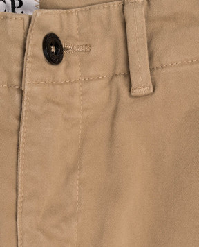 C.P. Company Children's brown cargo pants COP004LRC0648