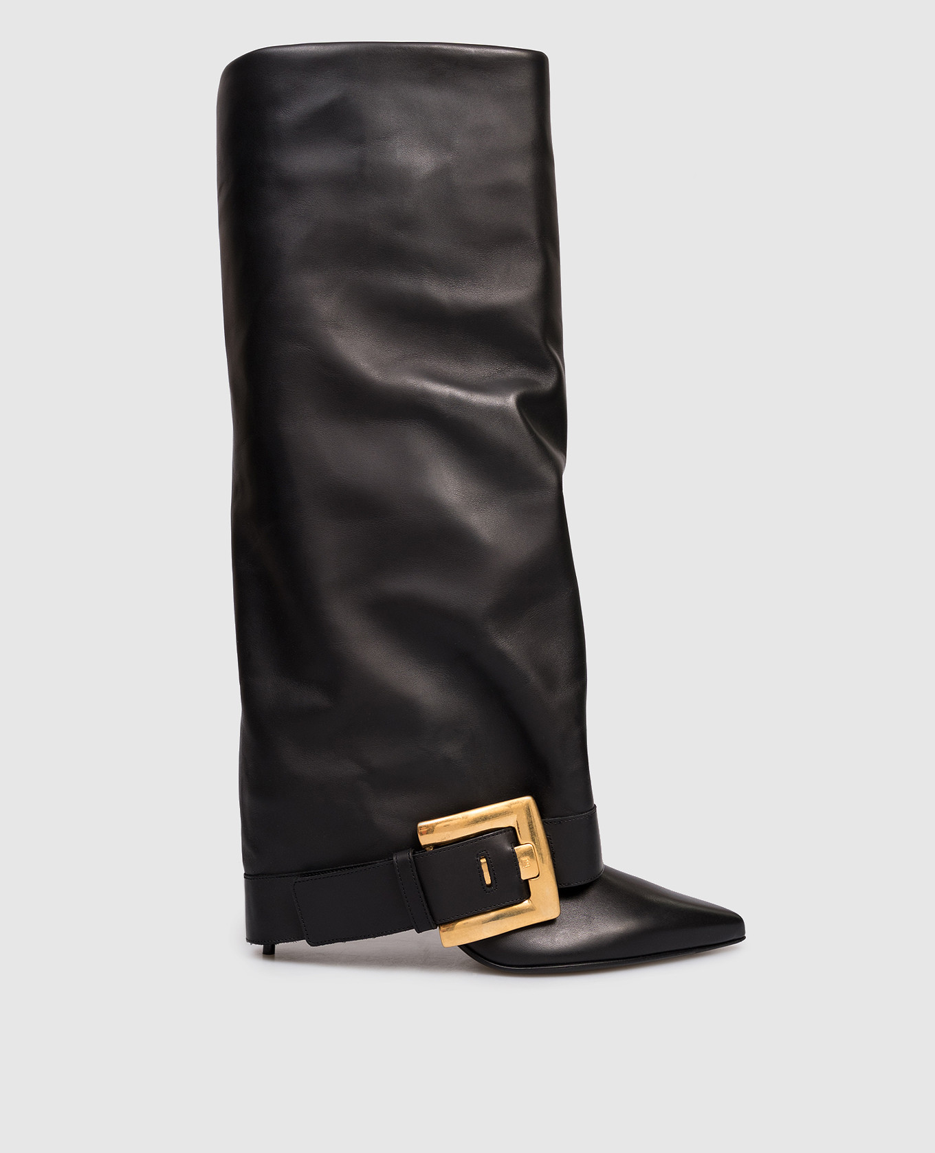 

Anthem black leather boots Balmain