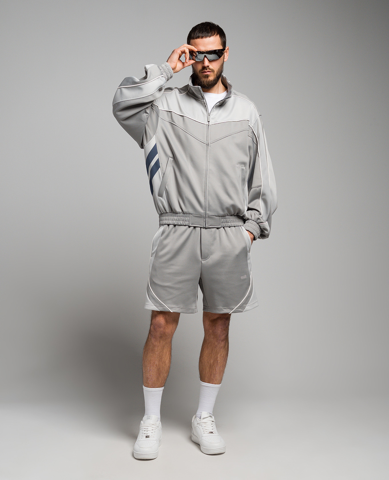 

Scenarist gray sports jacket C2H4, Grey
