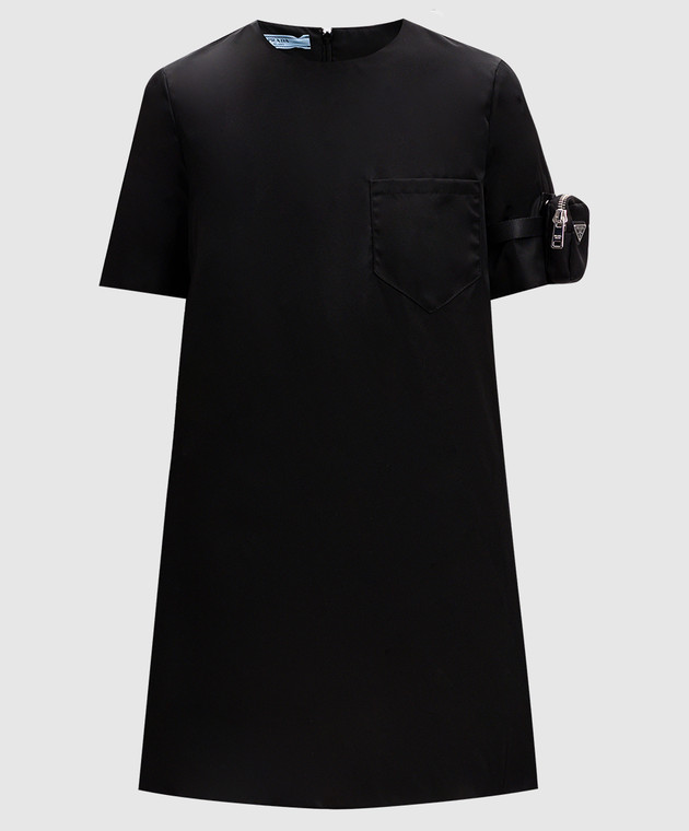 Prada - Re-Nylon black mini dress 230620S2011WQ8 - shop with European  delivery at Symbol