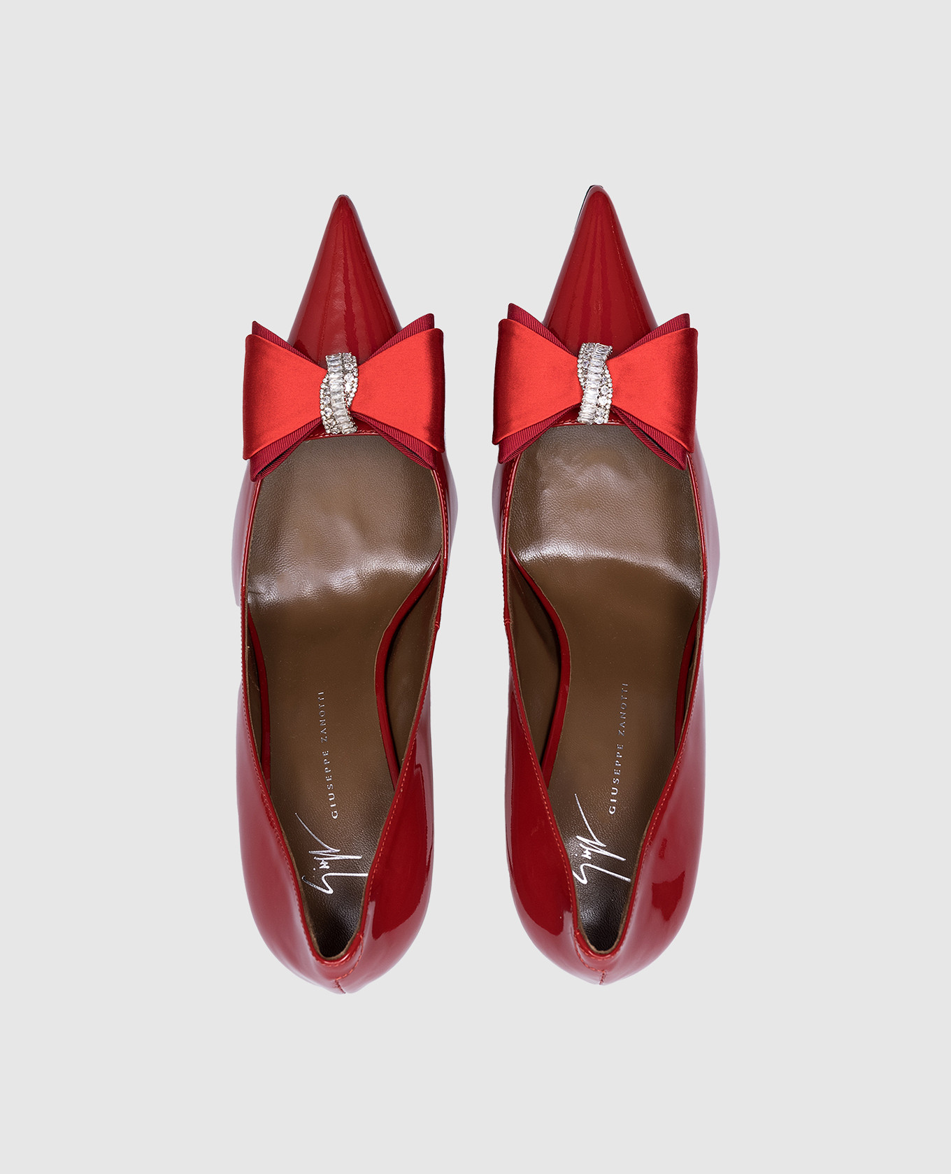 

Red patent leather Raquel shoes with a bow Giuseppe Zanotti
