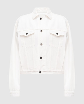 Lou Lou Studio White denim jacket DAVE DAVE