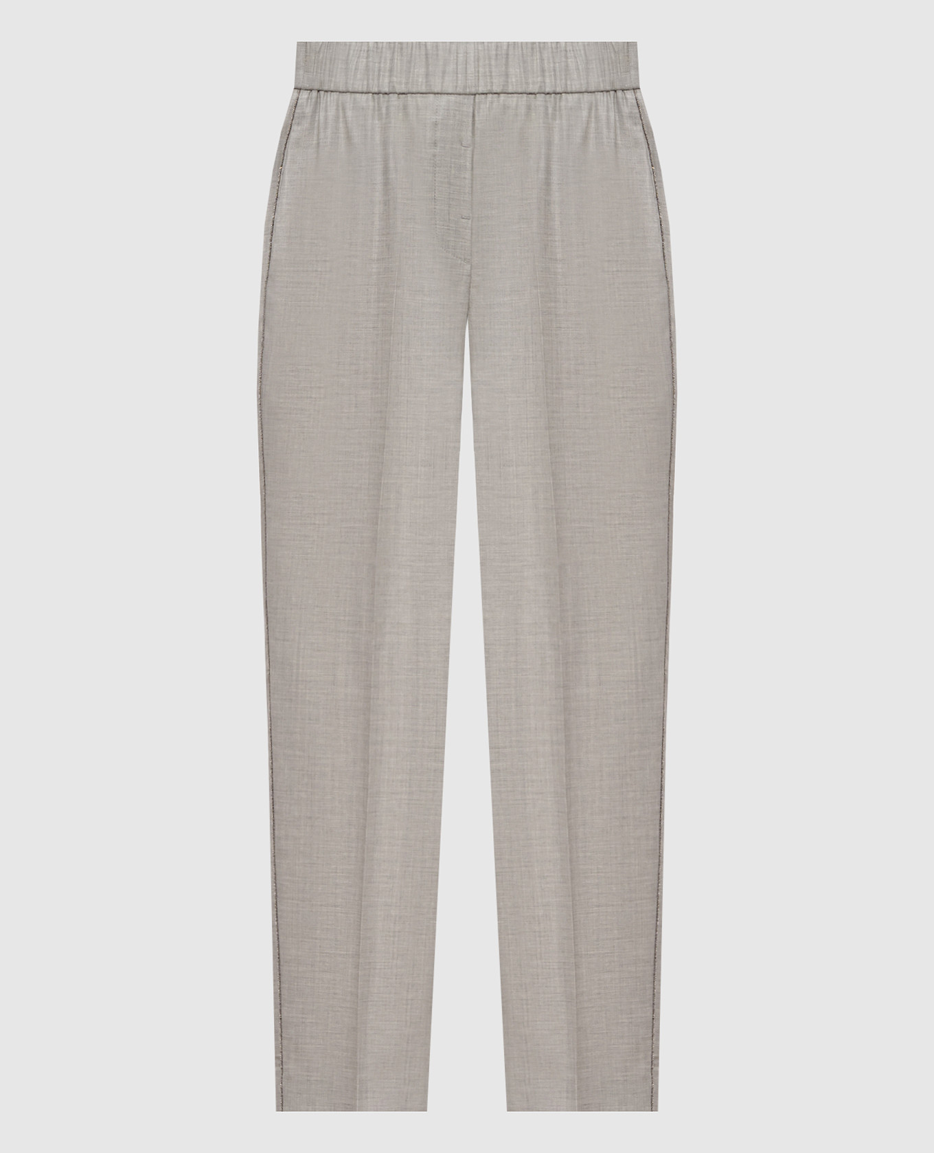 Gray pants with wool Peserico