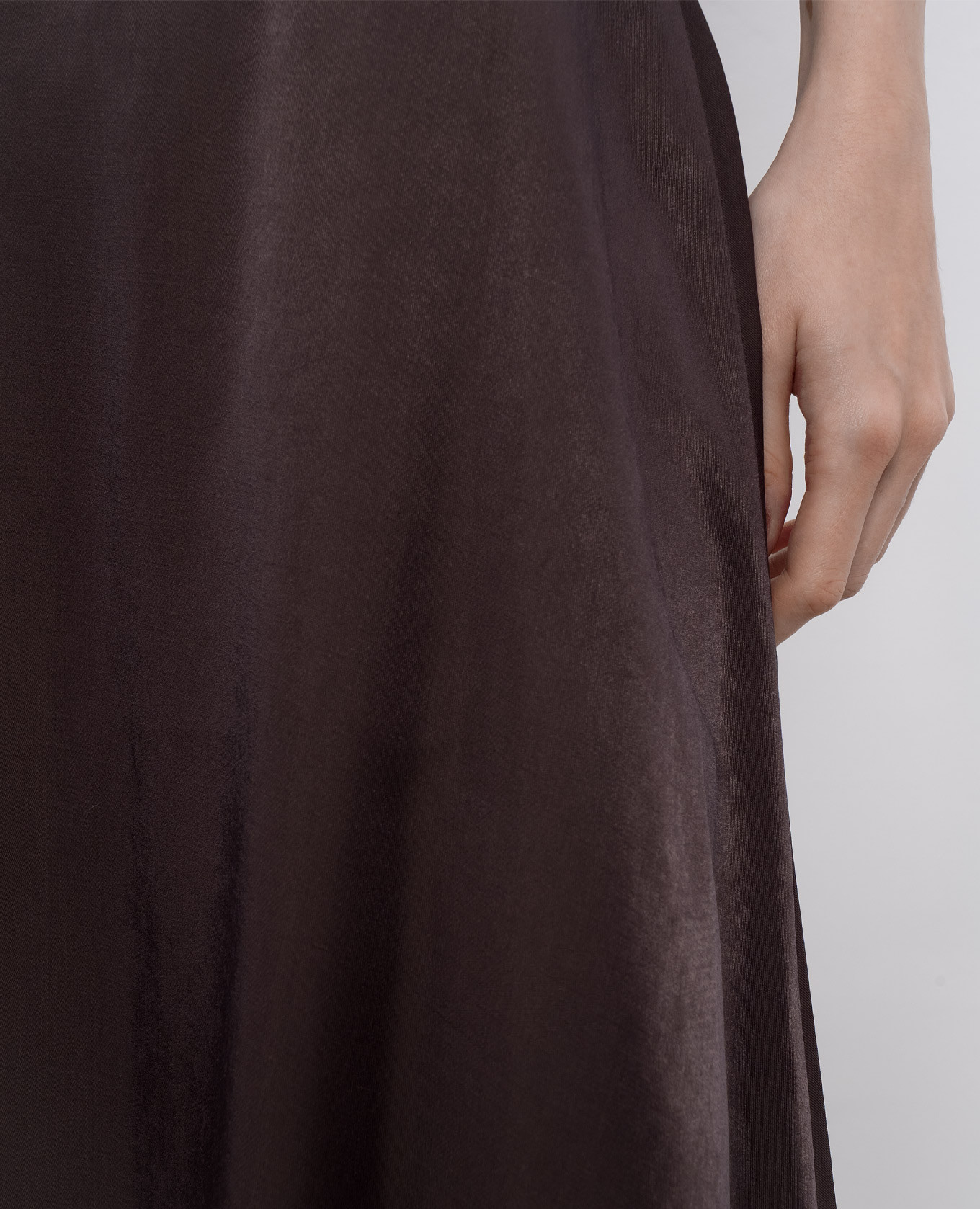 

Brown midi skirt Peserico
