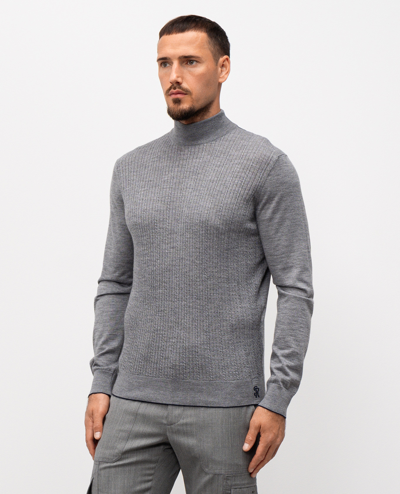 

Gray sweater made of wool, silk and cashmere Stefano Ricci, Grey