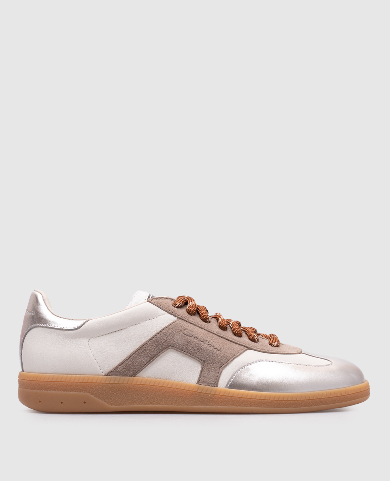 

White leather sneakers Santoni