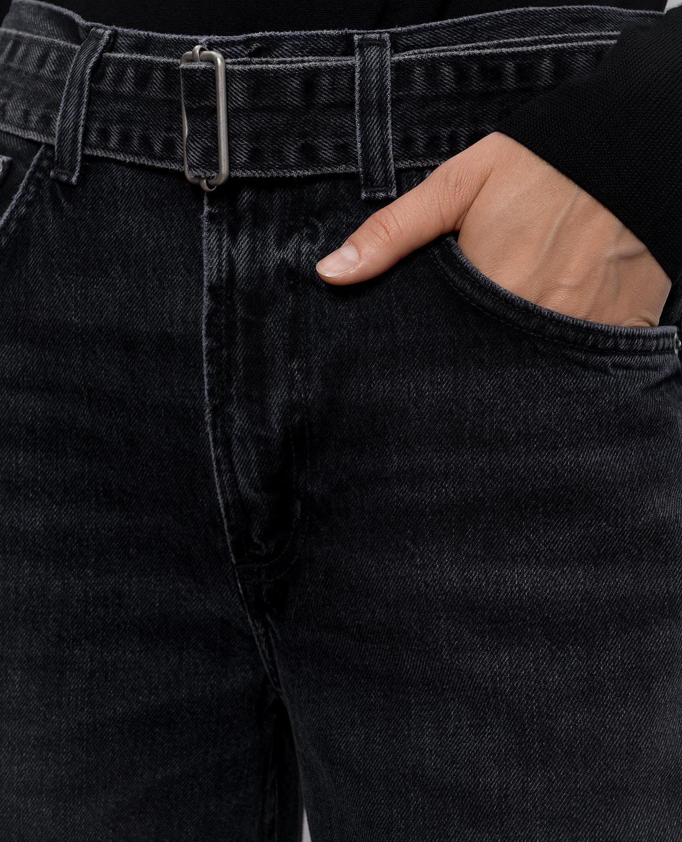 

Gray jeans with belt AGOLDE, Grey