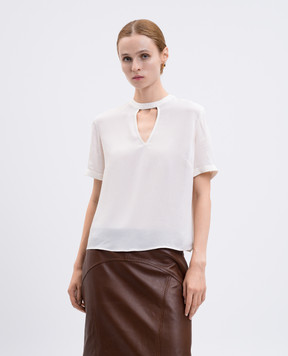Twinset White top with logo 252TP2292