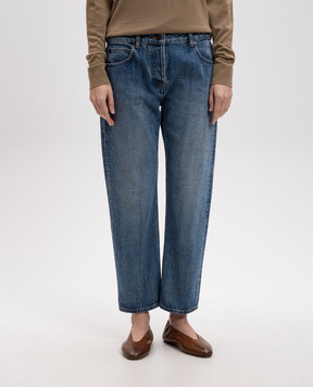 The Row Riaco blue jeans with a worn effect 7516W3544