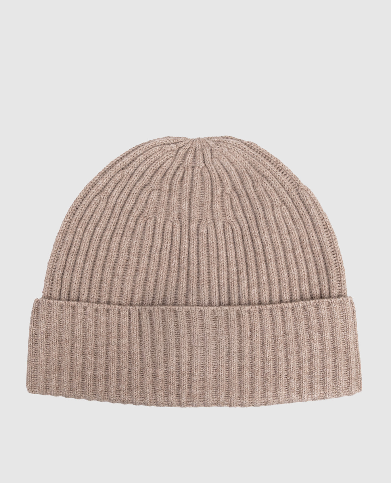 Beige cashmere hat Brunello Cucinelli