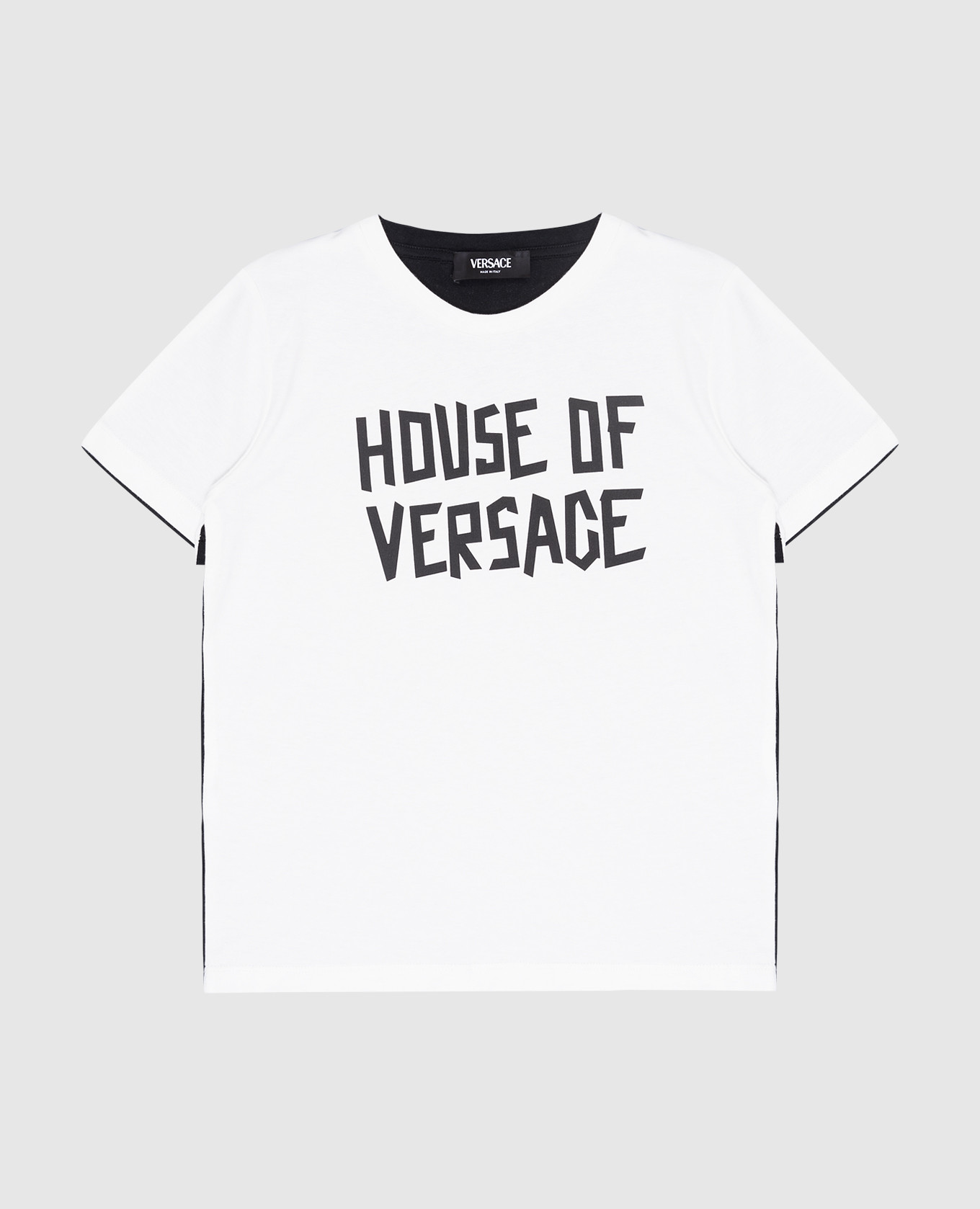 House of versace children's white t-shirt versace