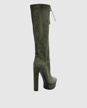 Casadei Green suede boots 1S739E140RENN