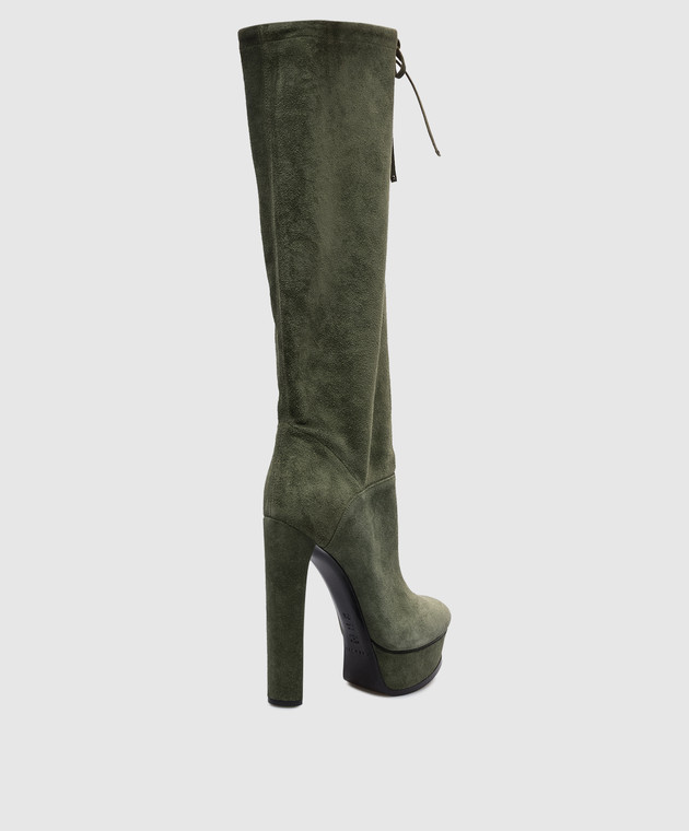 Casadei Green suede boots 1S739E140RENN image 3