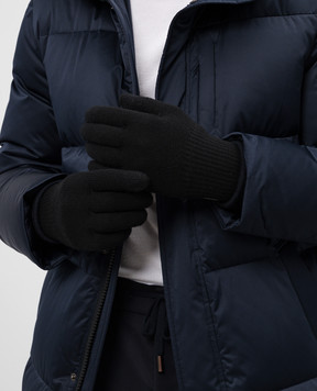 C2H4 Black gloves made of wool SUAC032