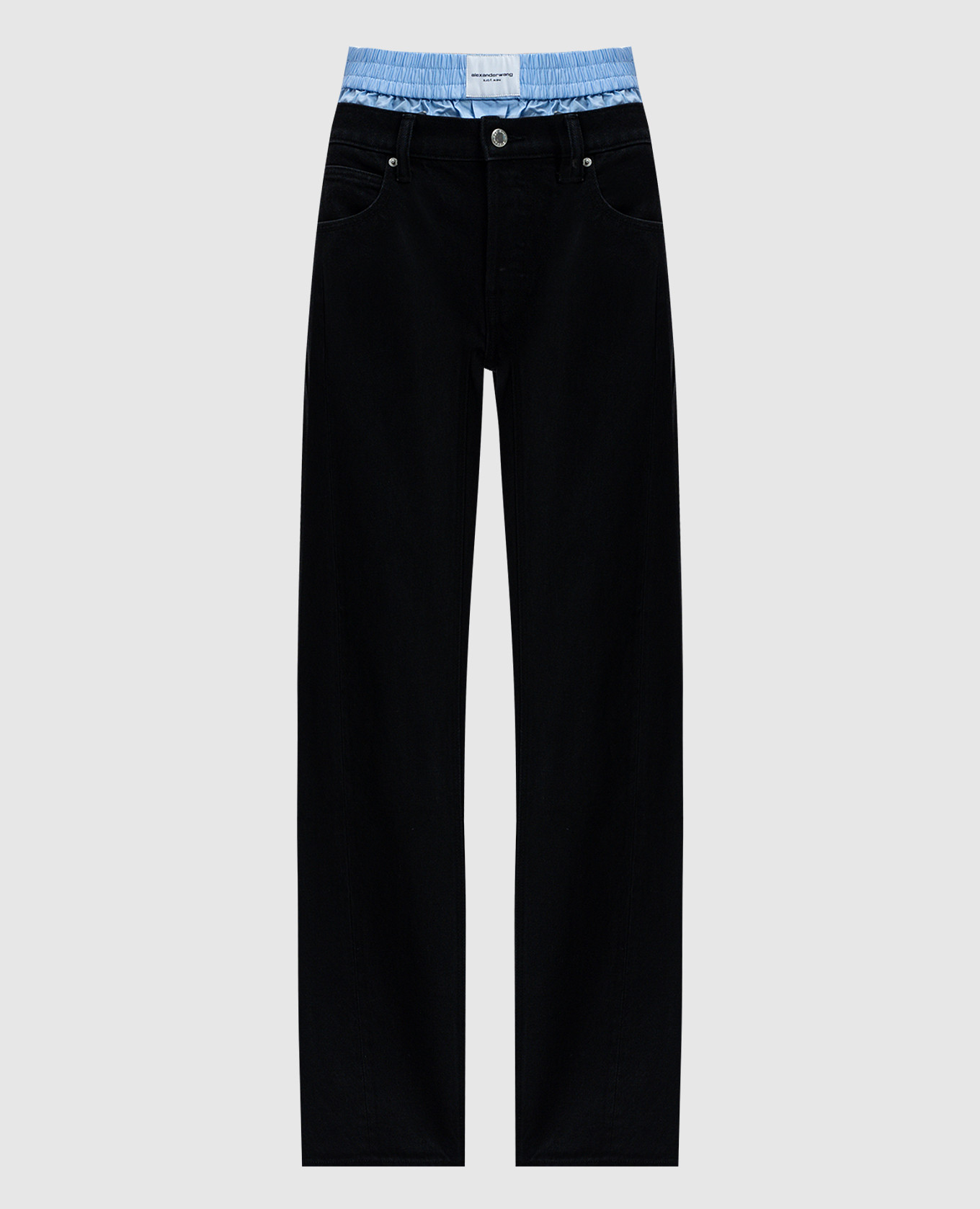 

Black logo layered jeans Alexander Wang