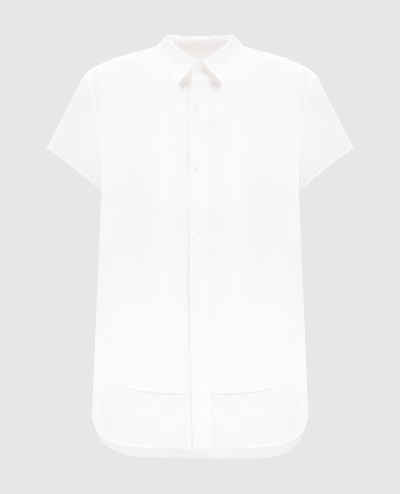 

White blouse with asymmetric hem Y`S Yamamoto